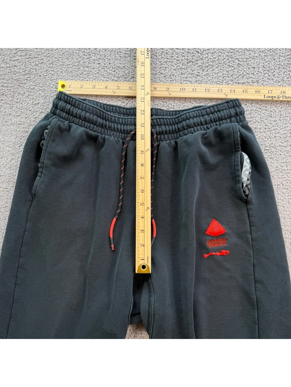 Nike Kyrie Irving Journey Reward Fleece Jogger Sweatpants Black Red Men's L